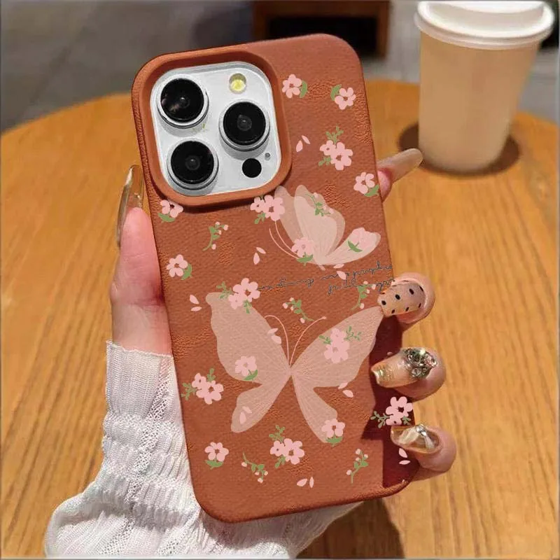 Charming Butterfly Flower Design Phone Case