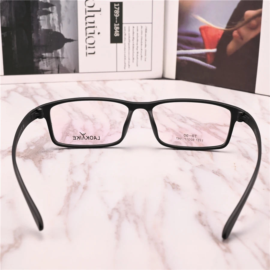 Vazrobe 160mm Oversized Eyeglasses Frames Male Women Reading Glasses Men Big Spectacles Diopter Magnify Anti Blue Reflection 6