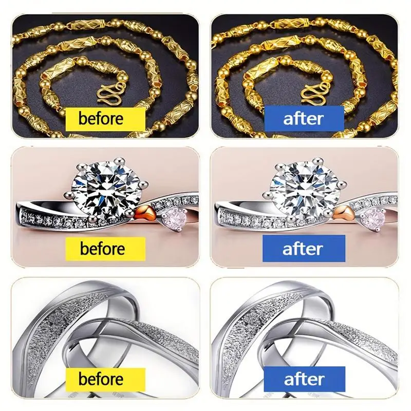 Jewelry Cleaner 100ml Jewelry Spray Cleaner Anti Tarnish Spray Engagement Ring Earring For Silver Gold Luxury