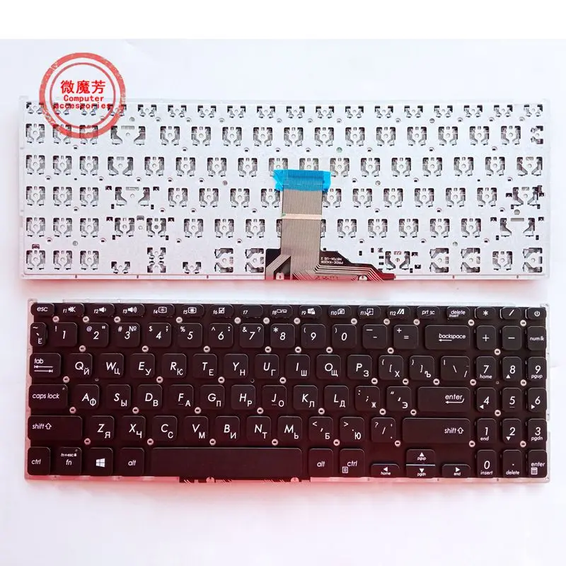 

RU новая клавиатура для ноутбука Asus FL8700 Y5200F Y5000F V5000F Y5200FB V5000 V5000D X509 M509 X509FA X509FB X509JA X509MA