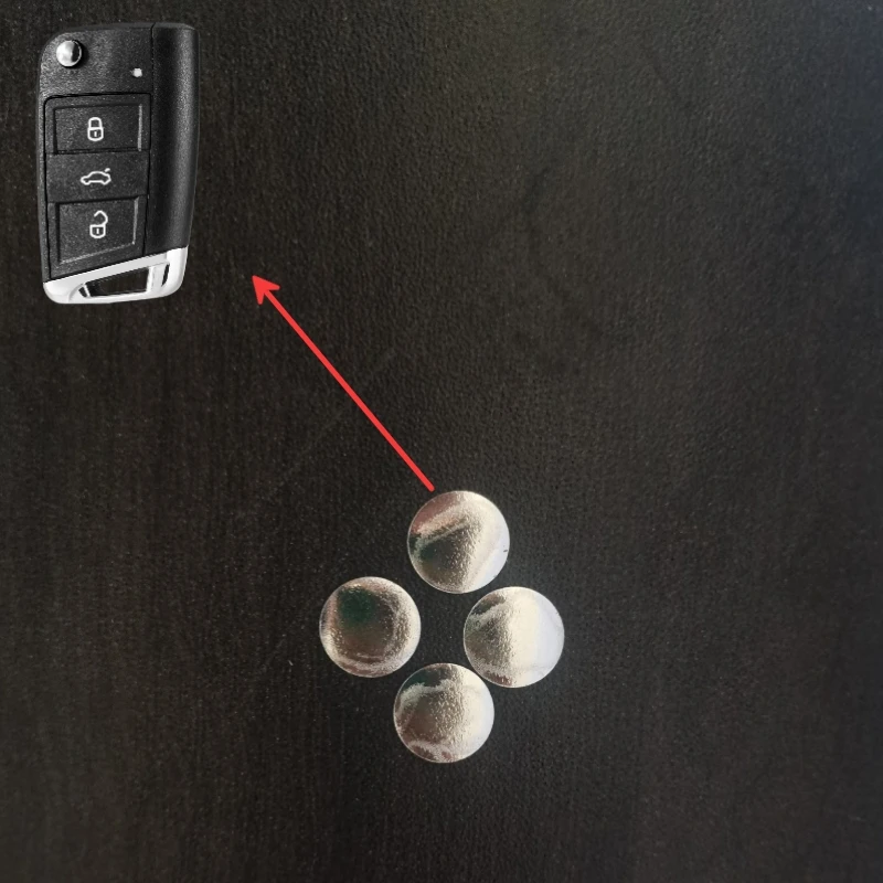 

Наклейки для автомобильных ключей размером 10/12 мм для vw skoda, Логотип дистанционного ключа для смарт-ключа