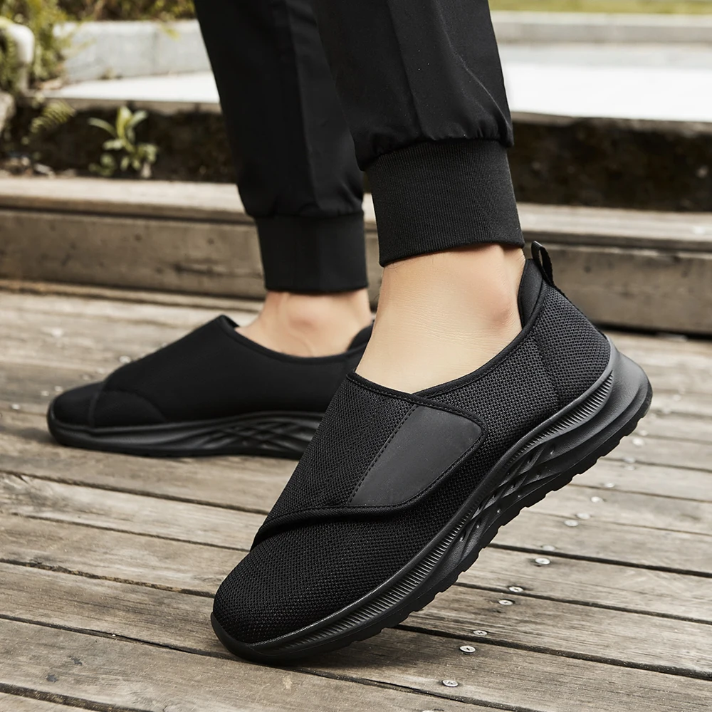 Unisex Fashion New Orthopedics Wide Feet Swollen Shoes Couple Thumb Eversion Adjusting Soft Comfortable Diabetic Walking Shoes