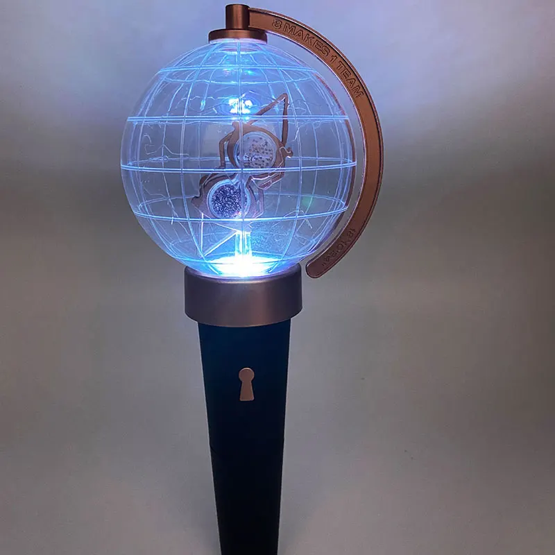 Original Kpop Ateezed Lightstick Korea Light Stick Globe Hand Lamp Concert Lamp Hiphop Party Flash Fluorescent Toys Fans Gift