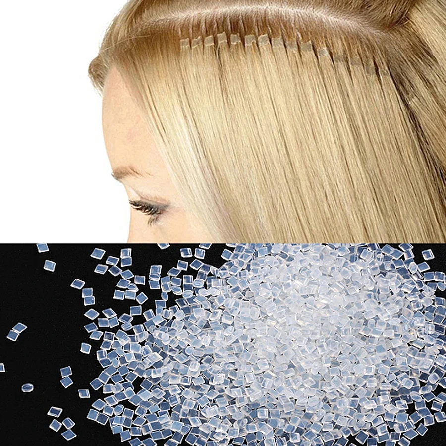50g/100g Italian Keratin Glue Granule Pellets Transparent Keratin Grain for Hot Fusion Nail/I Tip Hair Extension Glue