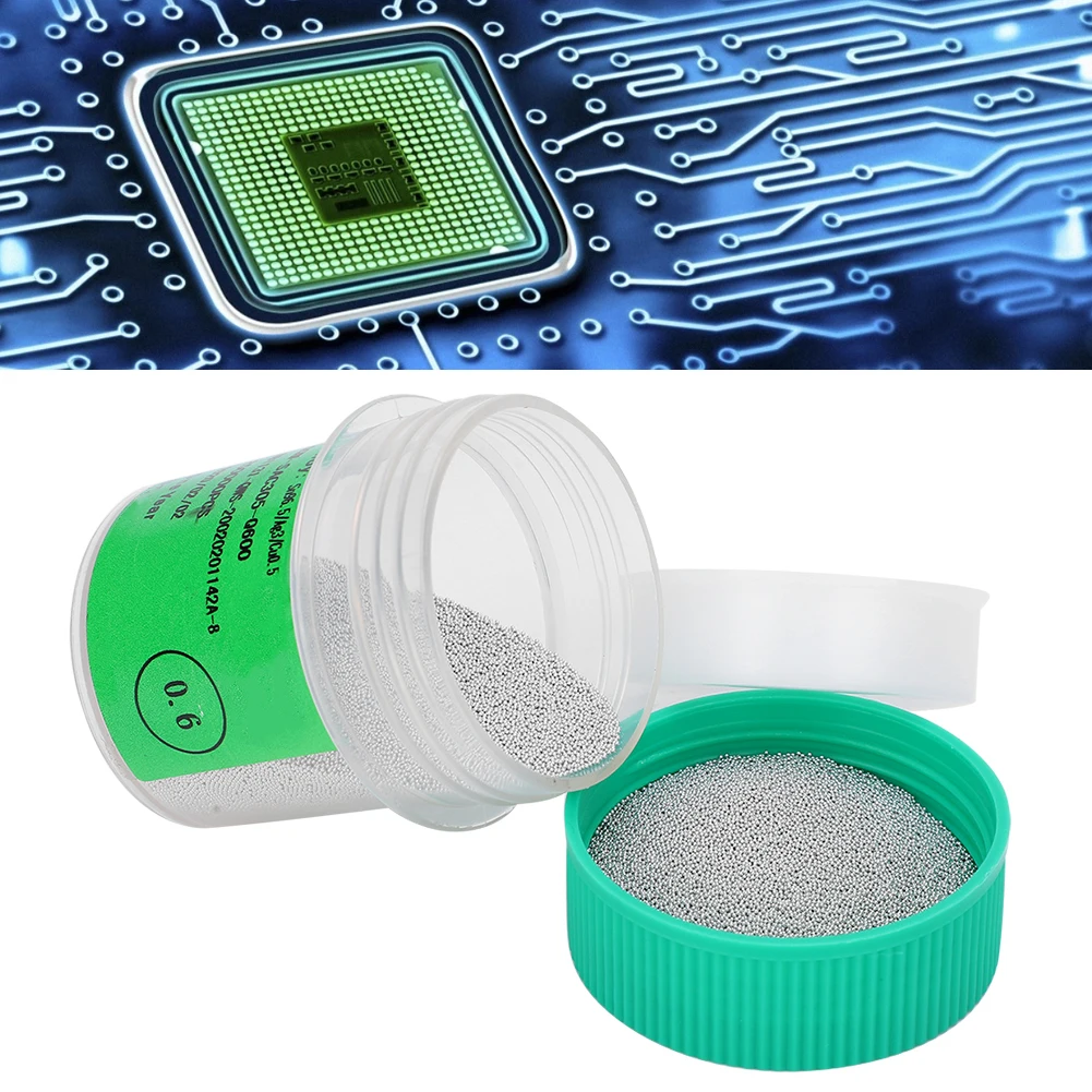 BGA - PCB 보드 재작업용 솔더볼 틴볼 25W 0.6MM 재작업용 리볼링 액세서리