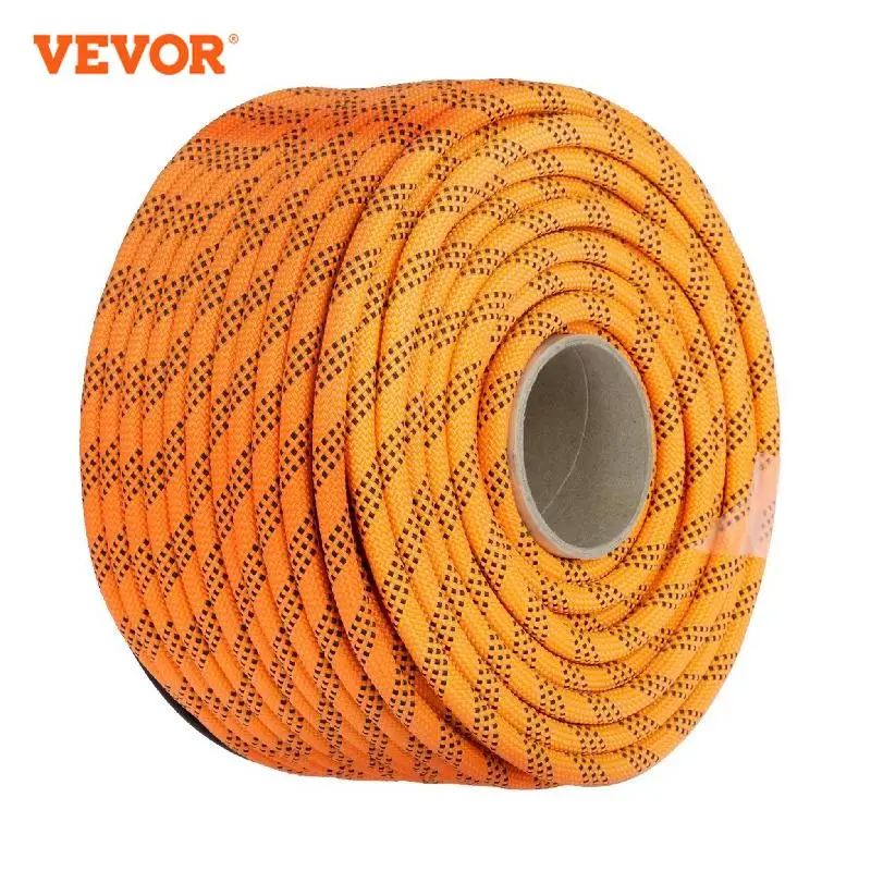 VEVOR 150/200 Feet Double Braid Portable Polyester Rope Pulling Rope Strong Clothesline retractable for Arborist Gardening Swing