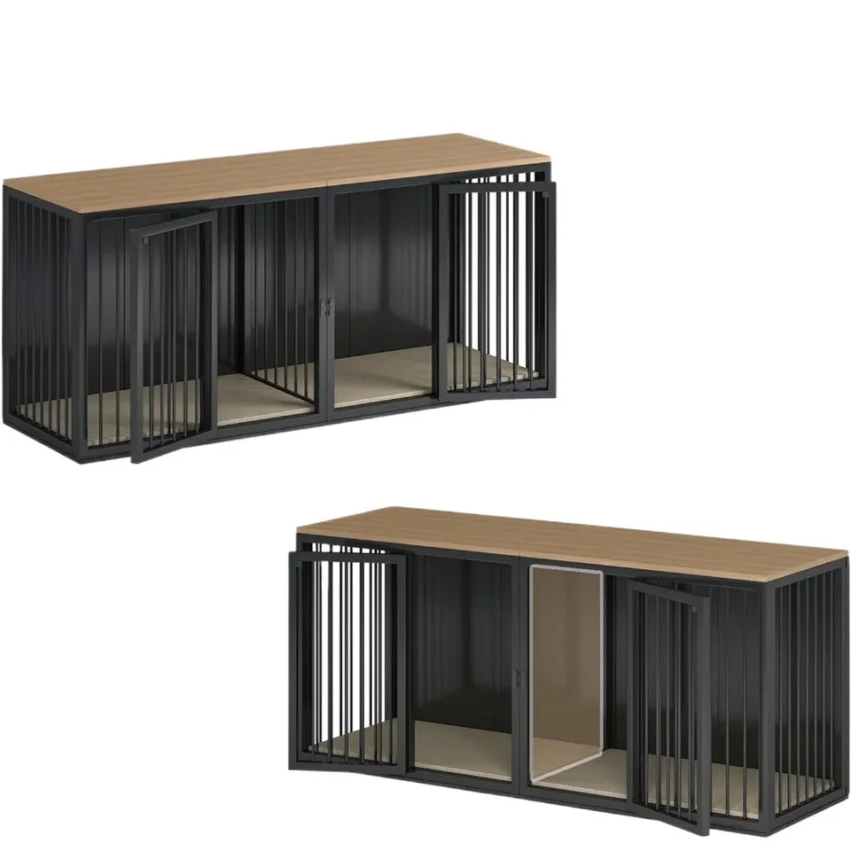 Large Dog Crate Furniture for Two Dogs