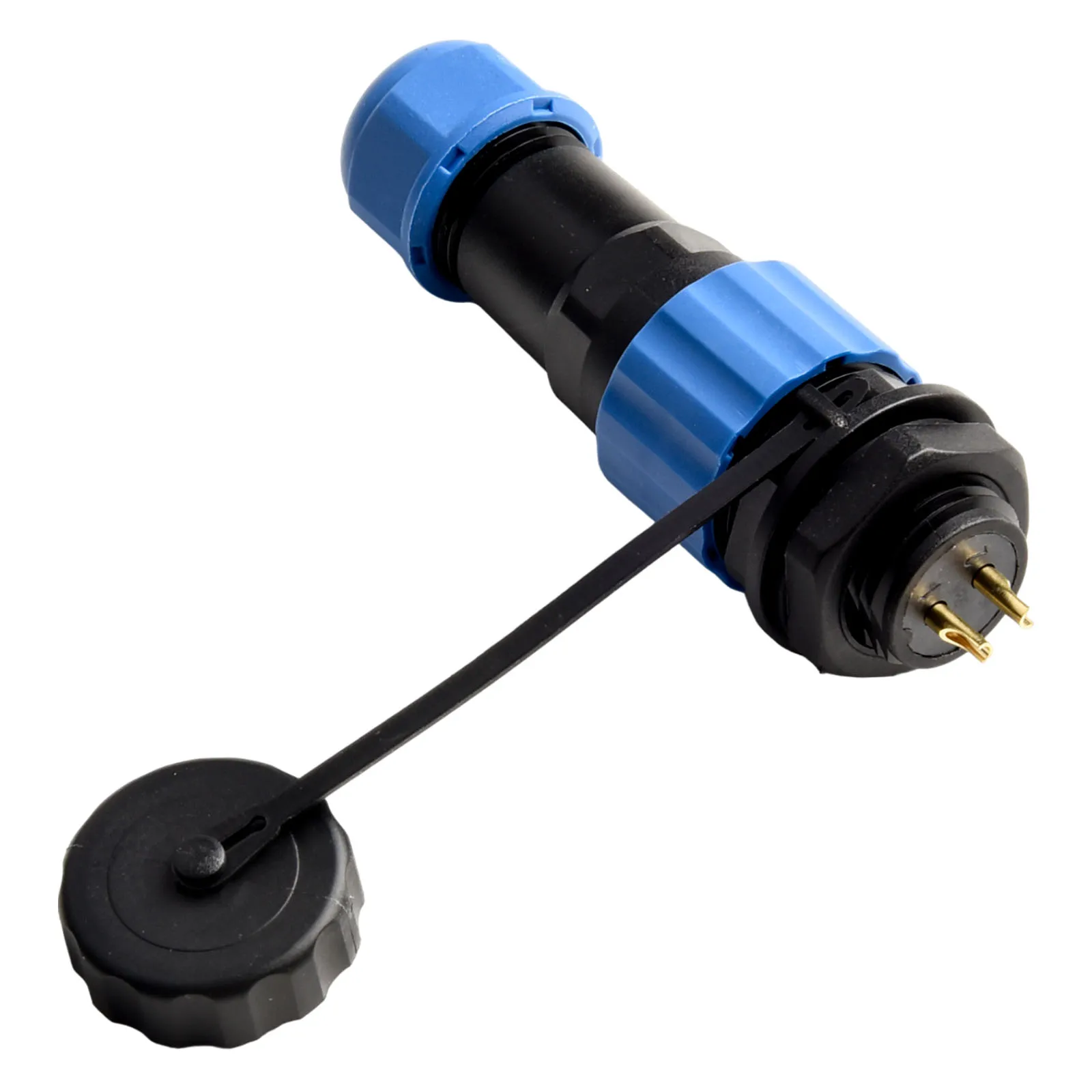 SP16 Waterproof Circular Socket Connector IP68 Rated with 2 to 9 Pins Essential for Low Frequency Applications