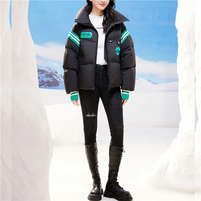 2023 New Women Down Cotton Coat Winter Jacket Female Keep Warm Thick Parkas Loose Short Outwear Fashion Design Hooded Overcoat