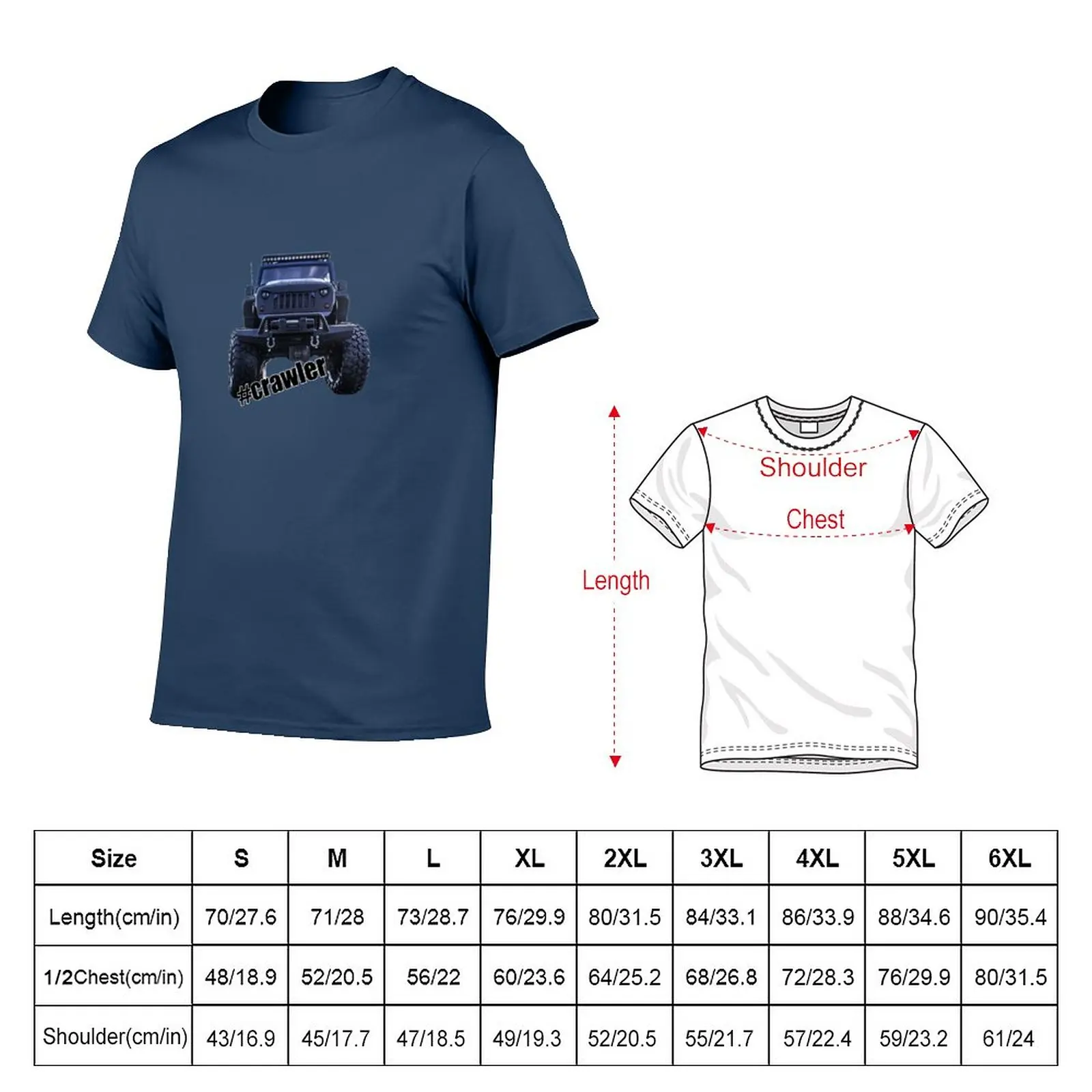 RC Crawler T-Shirt quick-drying t-shirt korean fashion Tee shirt men workout shirt