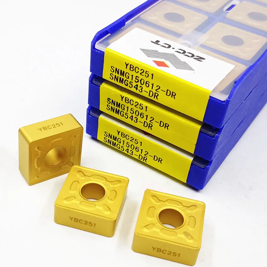 

SNMG150612-DR YBC251/SNMG150616-DR YBC251/SNMG150612-DR YBC252/SNMG150616-DR YBC252 ZCC.CT CNC carbide inserts 10pcs/box