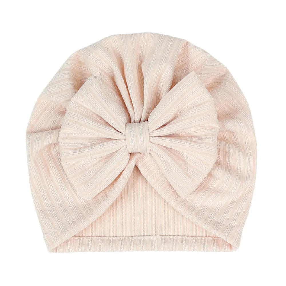 Cute Baby Hat Girls Bowknot Cap Kids Beanie Newborn Photography Spring Autumn Summer Infant Turban Children Props