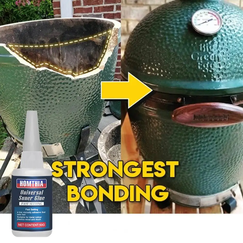 

50ml Shock-proof Super Glue Long Lasting Adhesives Universal Multipurpose Waterproof Oily Glue for Office School Supplies