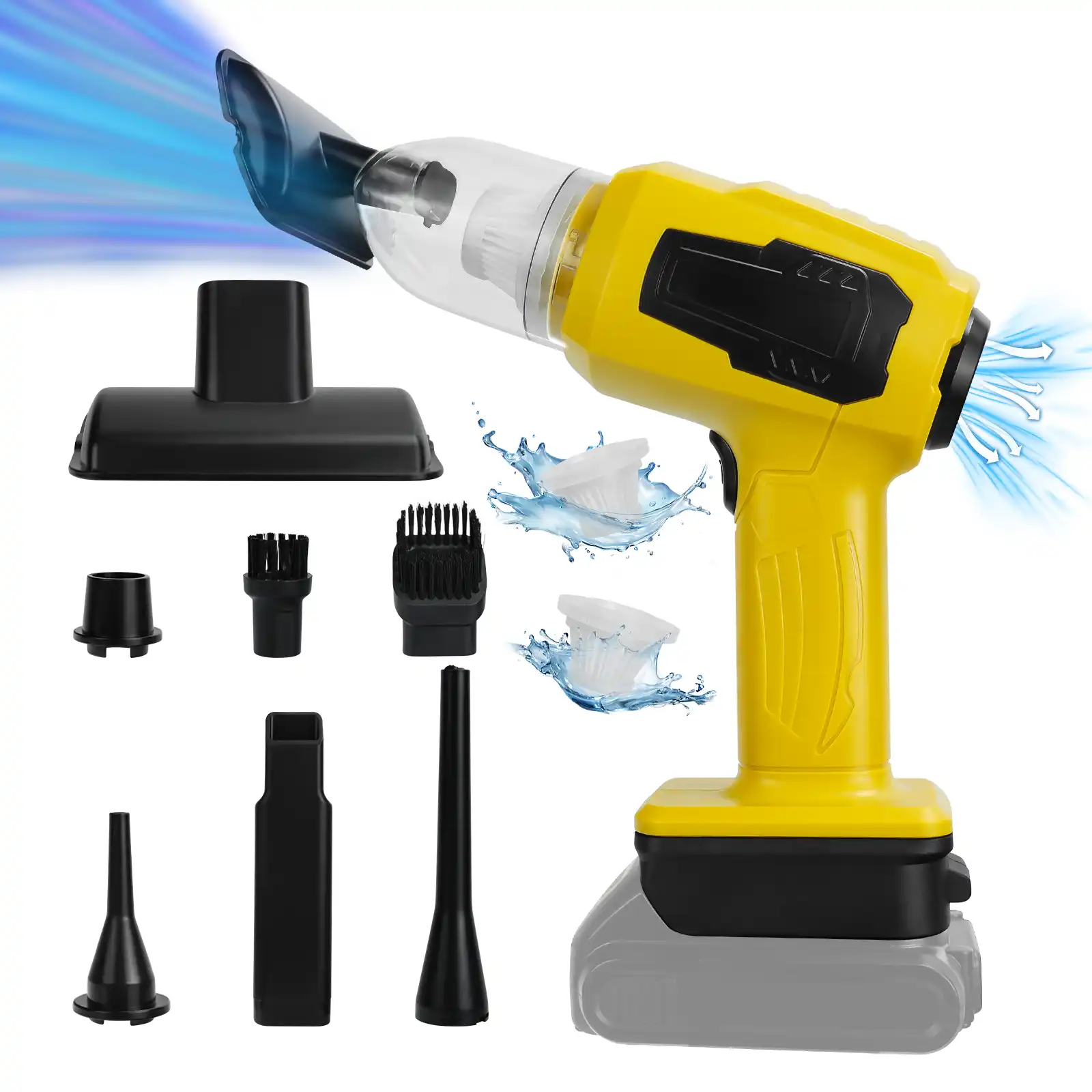 Mini Accu Bladblazer & Tuinzuiger 2-in-1 2x 24V accu – De Ultieme Oplossing voor Uw