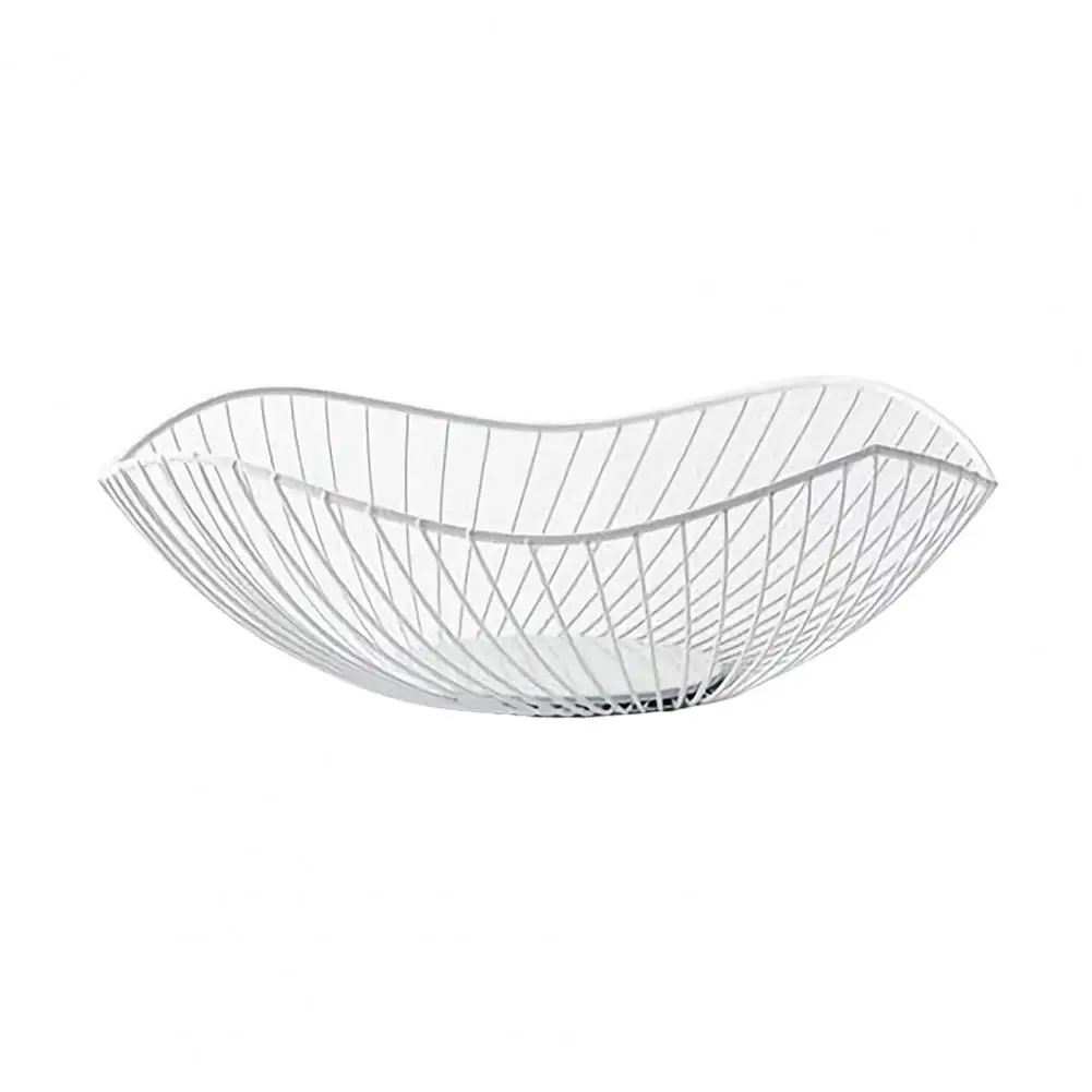 Fruit Basket Large Capacity Exquisite Multi-purpose Kitchen Eggs Dessert Holder Metal Snack Bread Vegetable Storage Drain Basket