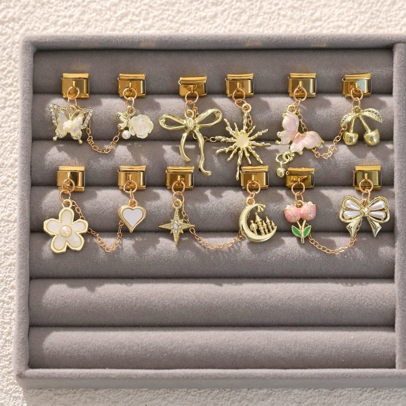 Gold Modular Chain Stainless Steel Fashion Jewelry