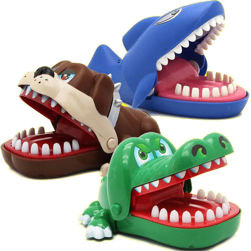 Crocodile Bite Finger Toy Electric Shark Extract Tooth Family Games Vicious Dog Biting Hand Toy Mouse Children Spoof Props crocodile toys prank toys joke toys parent child interactive toy childrens toys