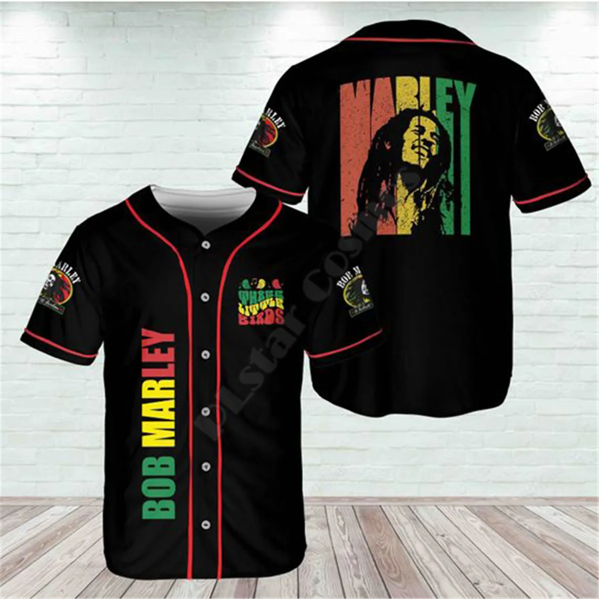Michael Jackson Moonwalker Baseball Jersey Shirt Baseball Shirt 3D All Over Printed Men's Shirt Casual Shirts hip hop Tops