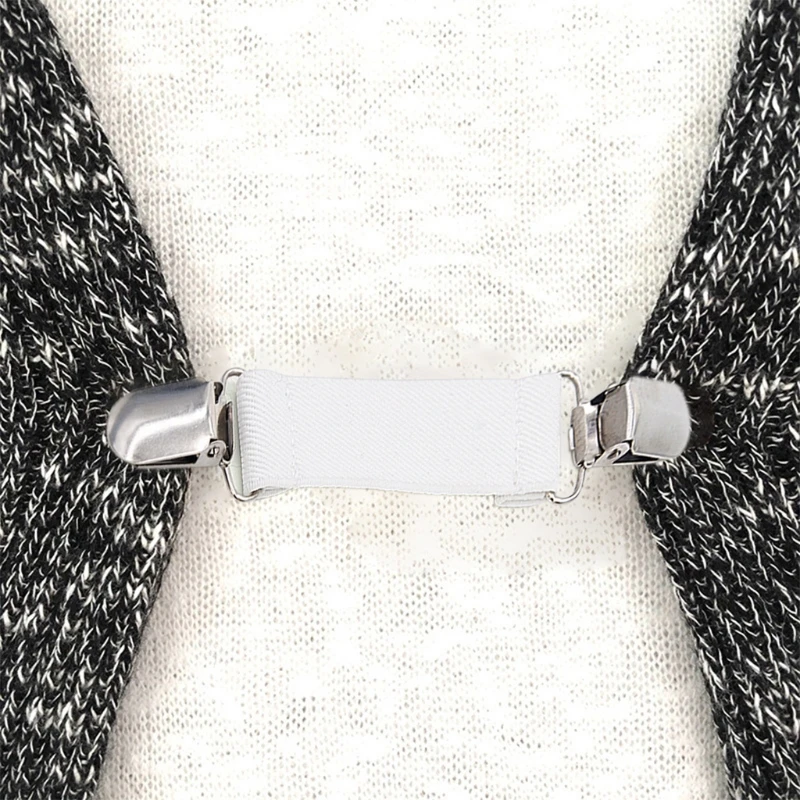 Fashion Fit Dress Clip Shawl Clip Stretchy Clip Retro Cardigan Collar Clip Garments Glove Clip Non-Slip Fixed Buckle 10CF