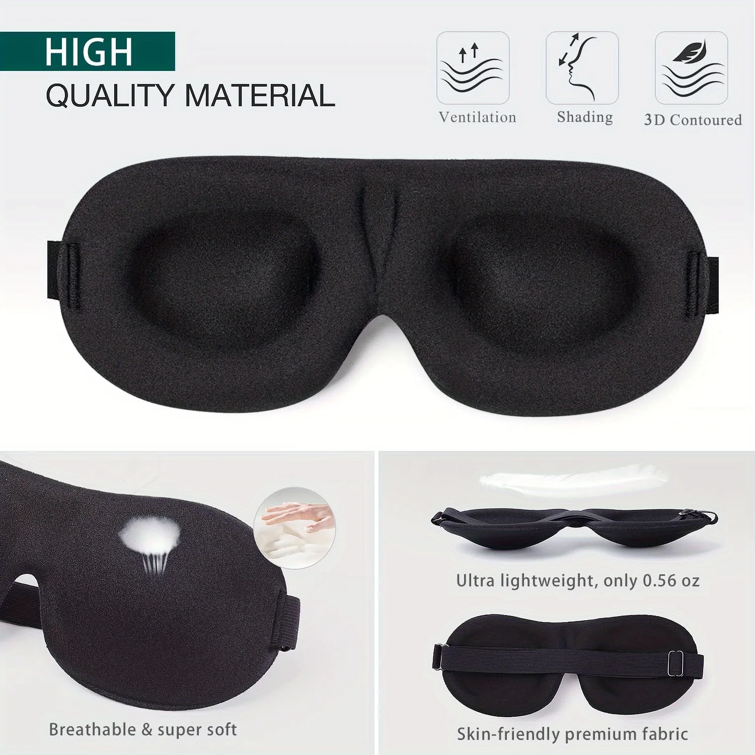 3D Sleep Eye Mask in Different Colors