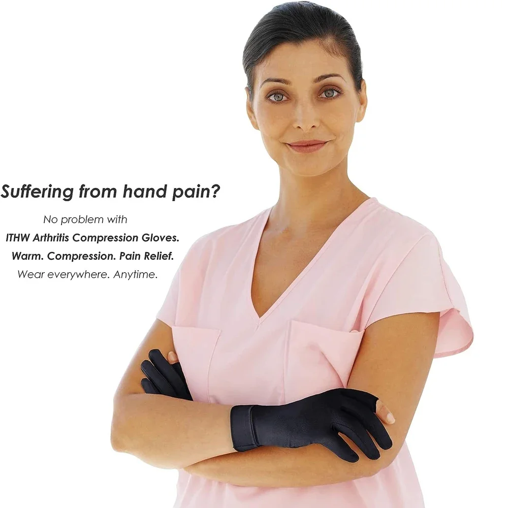 Copper Arthritis Gloves for Hand Pain Relief Rheumatoid Osteoarthritis Swelling Carpal Tunnel Arthritis Compression Gloves