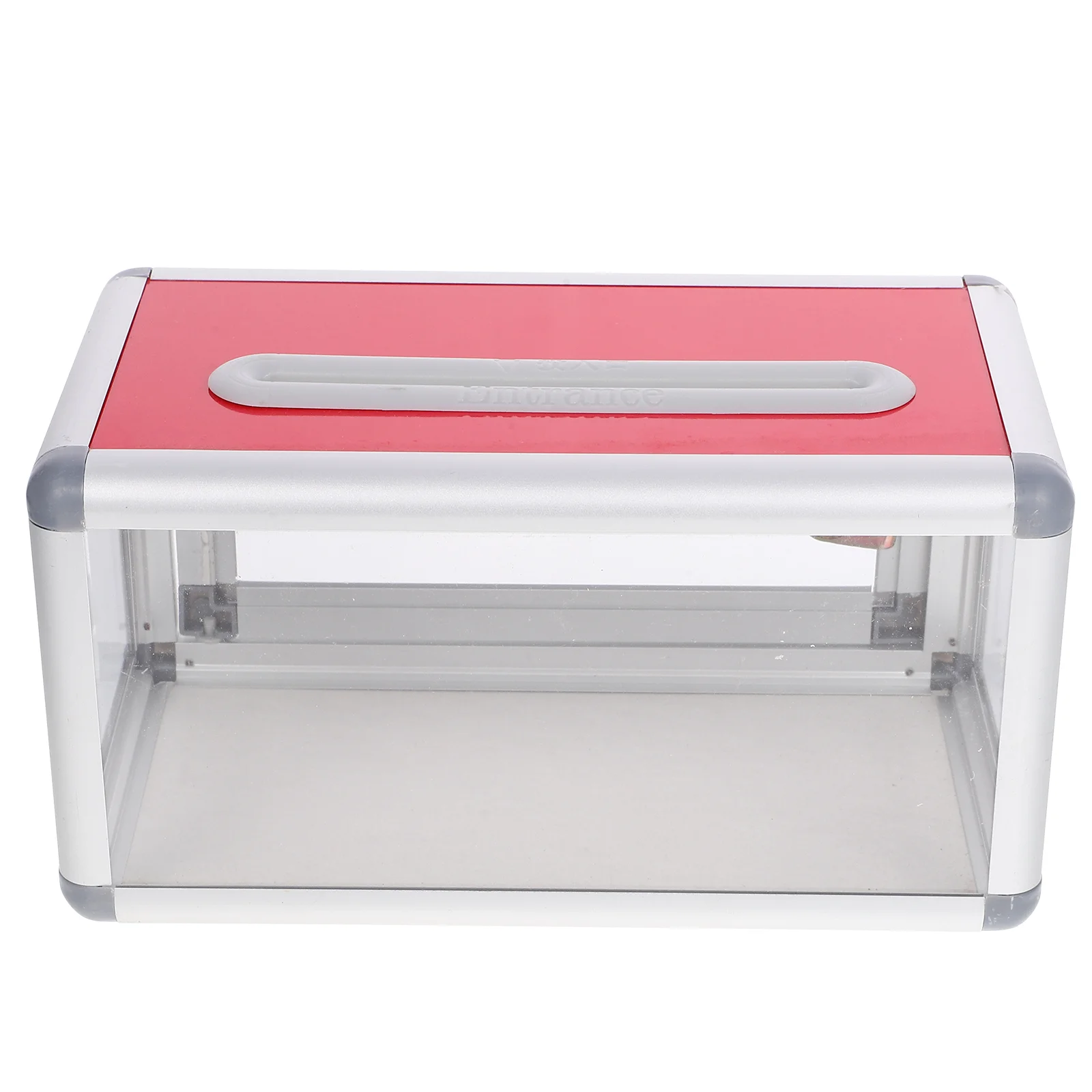 

Office Cards Container Business Supplies Holder for Women Front Desk Convenient Case Aluminum Alloy Display