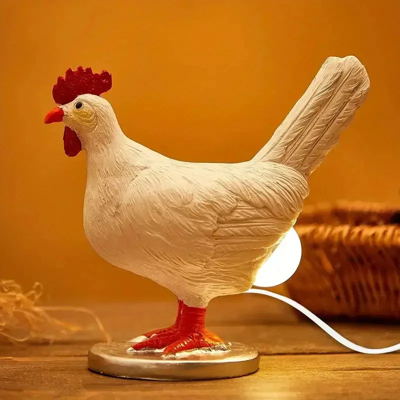 LED Night Lights USB Chicken Funny Animal Chick Light Easter Novelty Party Ornaments Children's Gifts Home Decor Night Lamp 2