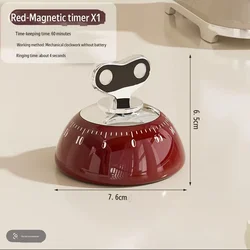 Enhanced Magnetic Digital Kitchen Timer with Countdown Alarm & Stopwatch Function (Red)
