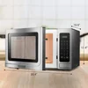 EM036AB14 Digital Microwave Oven with Turntable Push-Button Door, Child Safety Lock, Stainless Steel, 1.4 Cu.ft 5
