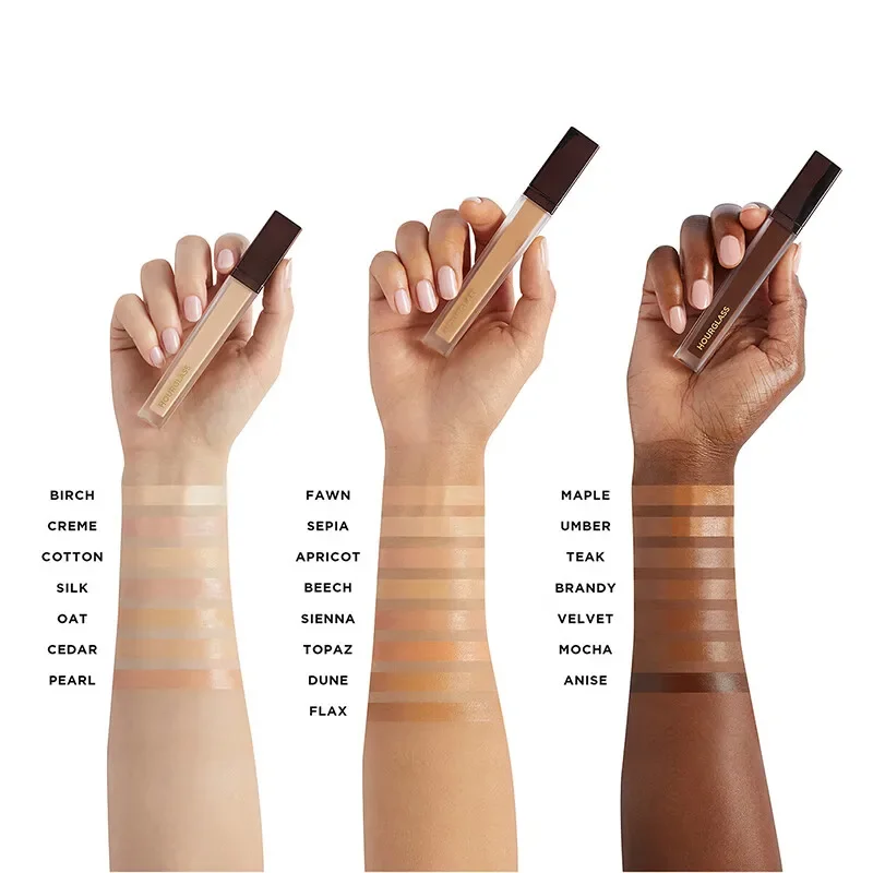 Hot Hourglass Liquid Concealer Base Cream Waterproof Oil-control Liquid Covering Black Circles Blemishes Acne Marks Spots Makeup_voghion.com