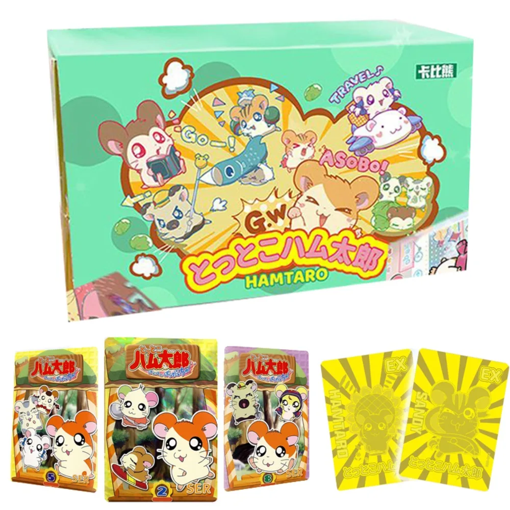 

Original Hamtaro Card For Child Healing Cute Daily Pashmina Penelope Jingle Maxwell Limited Animation Collection Card Kids Gifts