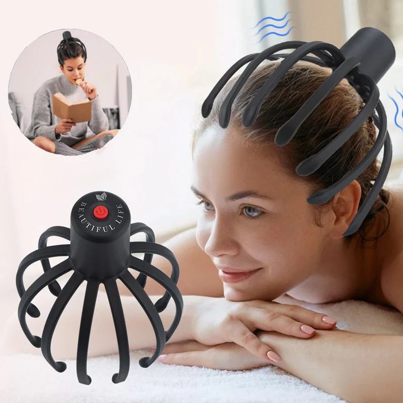 

Electric Head Relax massager Scalp Hair Growth Head Stress Relief Head Scratcher Scalp Stimulation Massage Claw Health Care