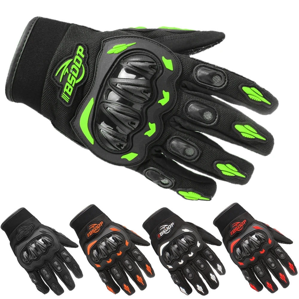 Breathable Waterproof Full Finger Touchscreen Motorbike Motorcycle Racing Gloves 