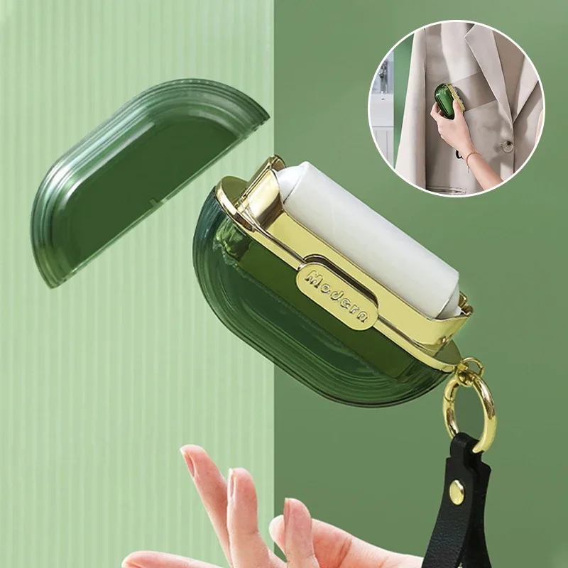 Lint Roller Mini Portable Can Be Torn To Replace Paper Body Stained Clothes Hair Removal Device
