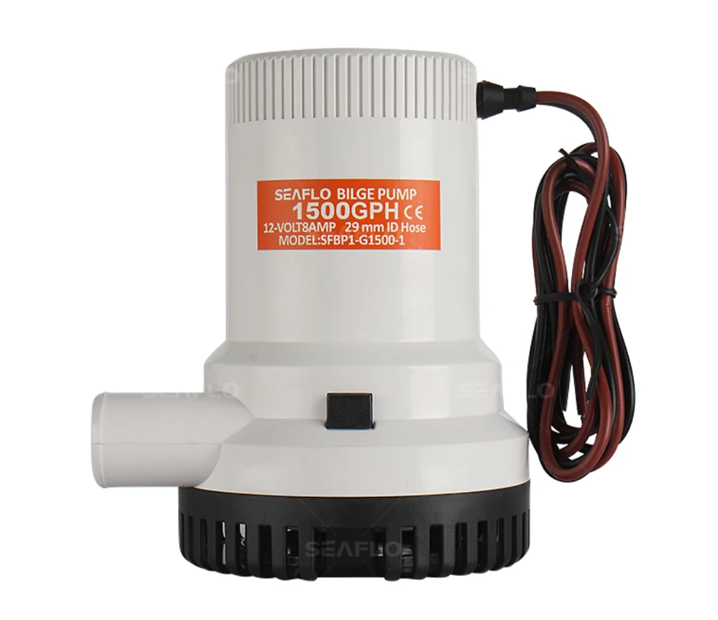

SEAFLO 01 Series 1500/2000 GPH Bilge Pump Non-Automatic Marine Boat RV Caravan