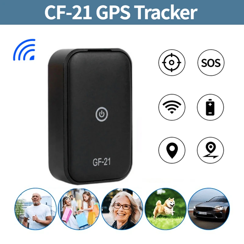 

GF21 мини-GPS-трекер в режиме реального времени для пожилых людей, Автомобильное устройство против потери, WIFI + LBS + GPS-позиционирование, устройство голосового управления, записывающее локатор