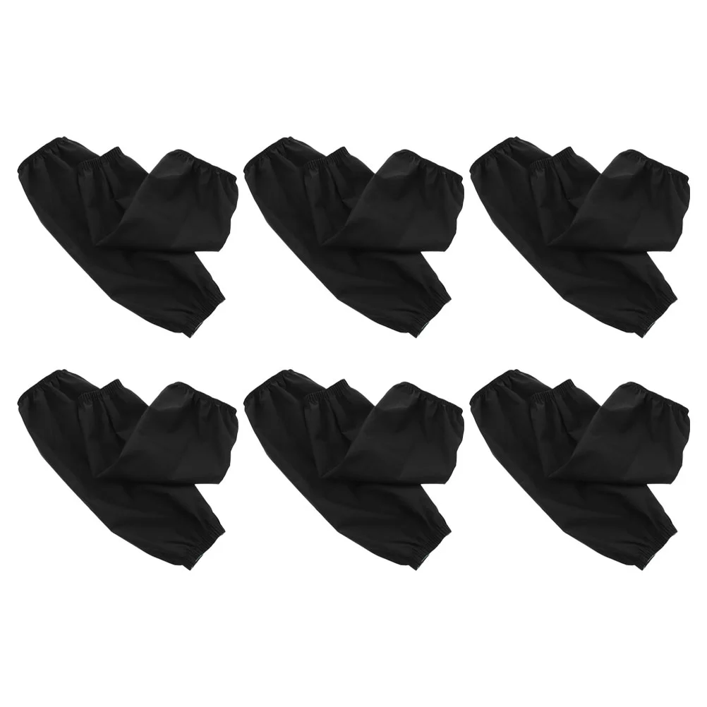 

6 Pairs Waterproof and Oilproof Sleeve Men Coat Kitchen Oversleeves Forearm Protector Cook Tarpaulin Home Work