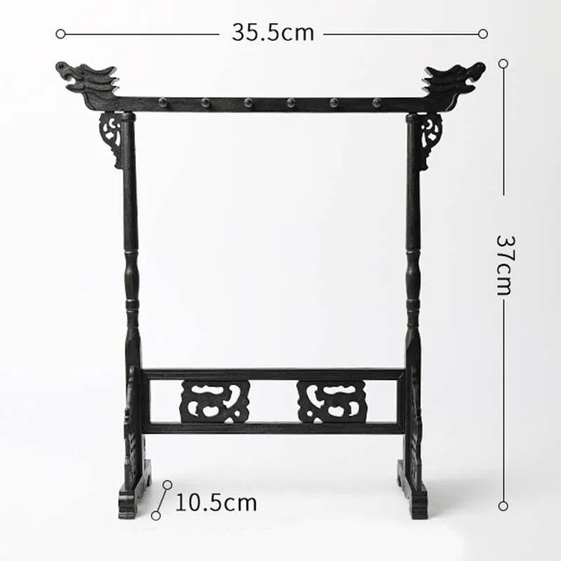 Traditional Chinese Brush Holder Calligraphy Pen Holder Stand 12 Hook Plastic Brush Stand Hanging Pen