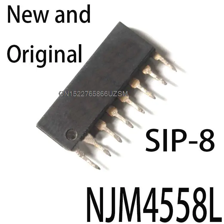 10PCS New and Original NJM4558 SIP SIP-8 NJM4558LD NJM4560 NJM4560LD ...