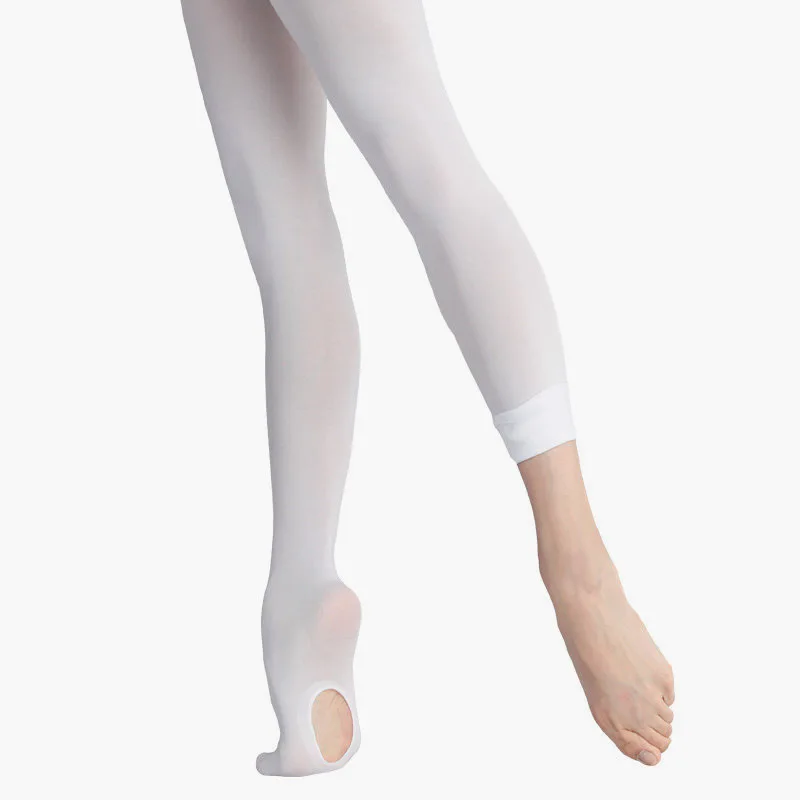 

Ballet Tights With Hole White Tights For Girls Seamless Ballet Stockings Dance Pantyhose 60D/90D Convertible Ballet Leggings