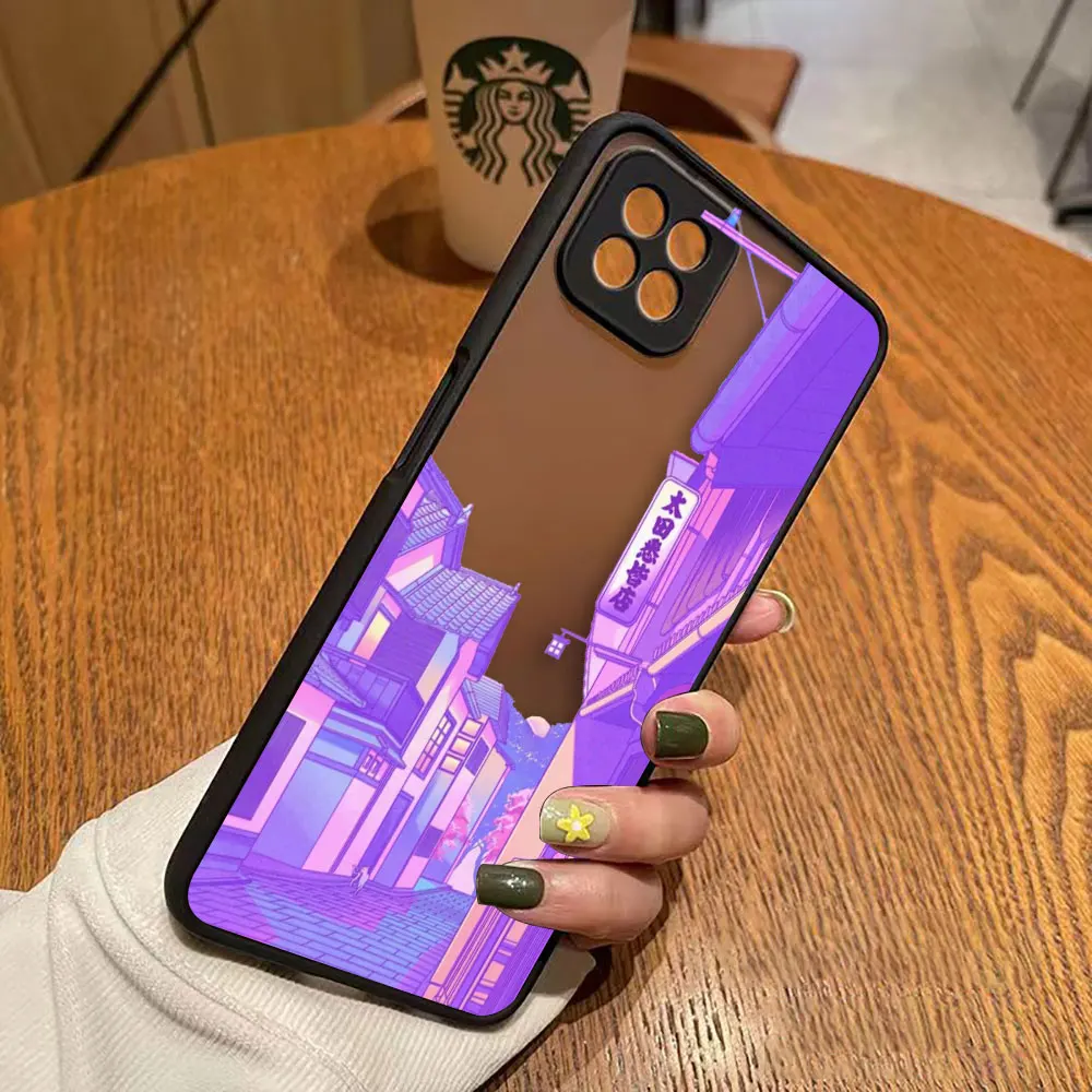 thumbnail image 1 of Funda mate para OPPO A97 A96 A95 A94 A93 A92 A78 A74 A73 A72 A57 A55 A54 4G 5G funda Anime japonés pintado a mano paisaje de casa, 1 of 5