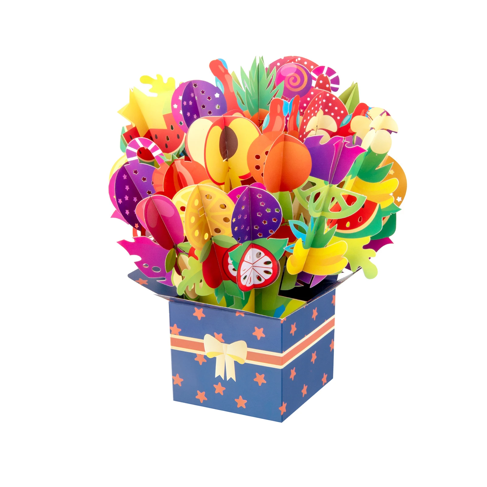 3D 꽃 꽃다발 팝업 카드, 어머니의 날 생일 기념일, 추수감사절 인사 카드, 모든 경우