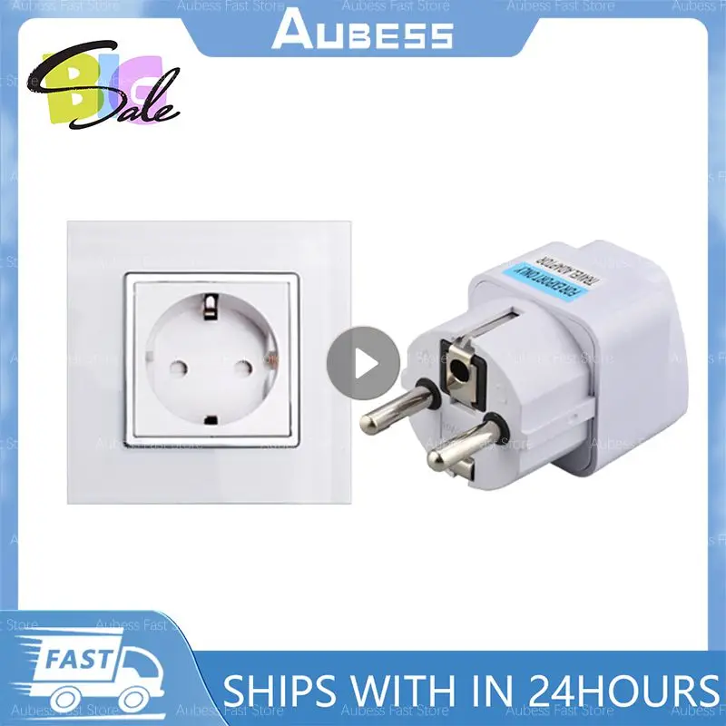 NewEUGermanConversionPowerPlugAdapterTwoHoleDesignUniversal