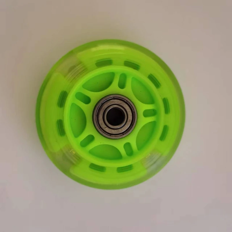 77HC 80mm 120mm 스쿠터 휠 깜박이 불빛 3 색 빛 아이 선물 장난감과 스쿠터 베어링에 대 한 스쿠터 휠