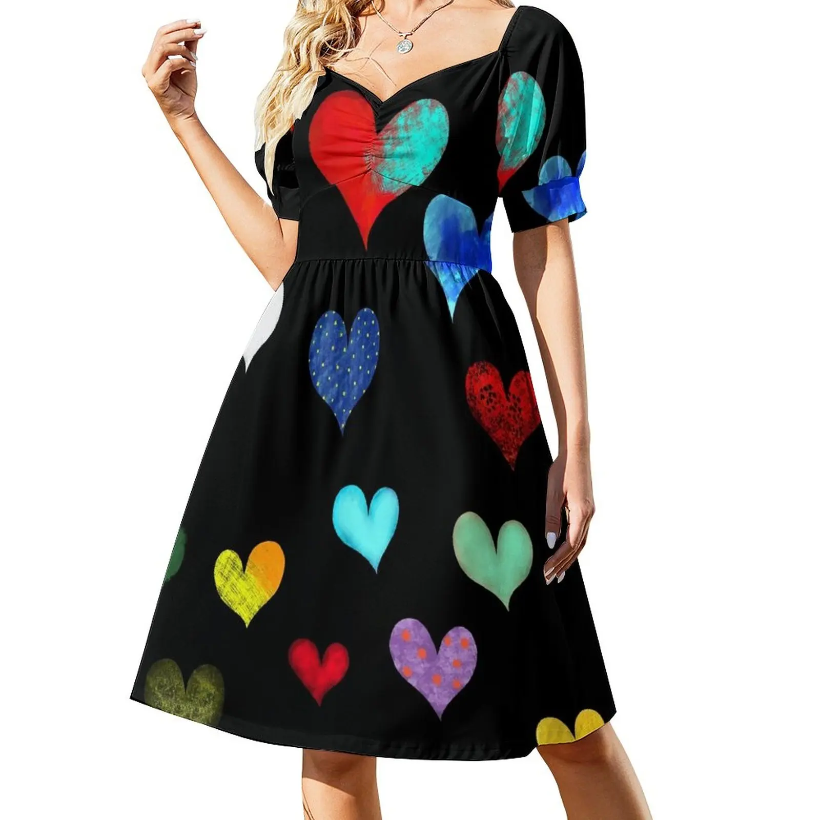 

Corazones hearts Sleeveless Dress party dresses woman Long dresses dress summer summer dress womens 2024