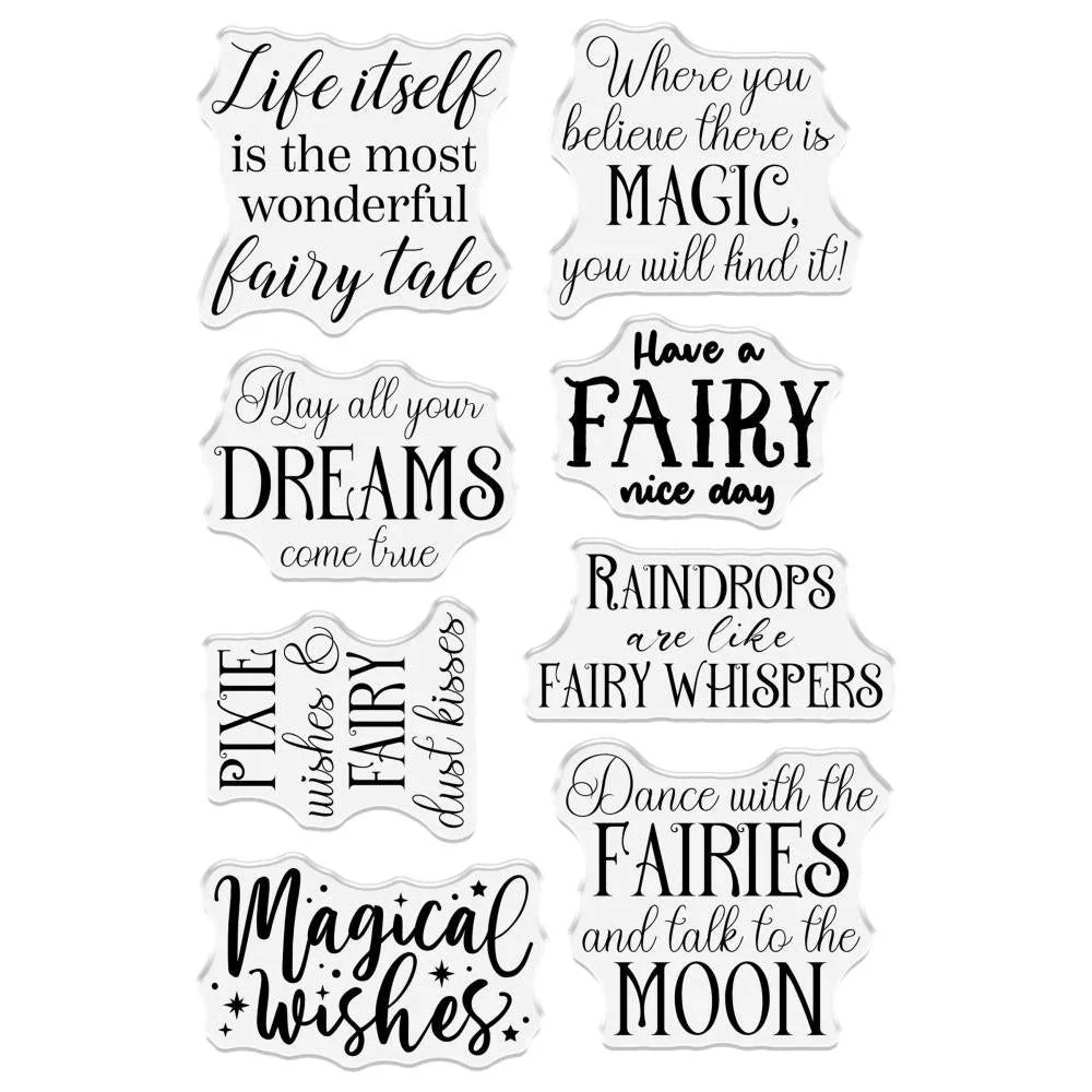Make A Wish Transparent Clear Silicone Stamp, Seal for DIY Scrapbooking, Photo Album, Decorative Sheets