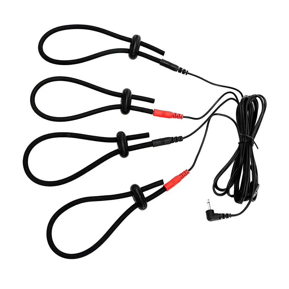 Electric Shock Silicone Loops Cock Ring BDSM Electro Stimulation Penis Extender Men Enlarger Masturbator E-stim Medical Sex Toys electro sex toys electric sex toys