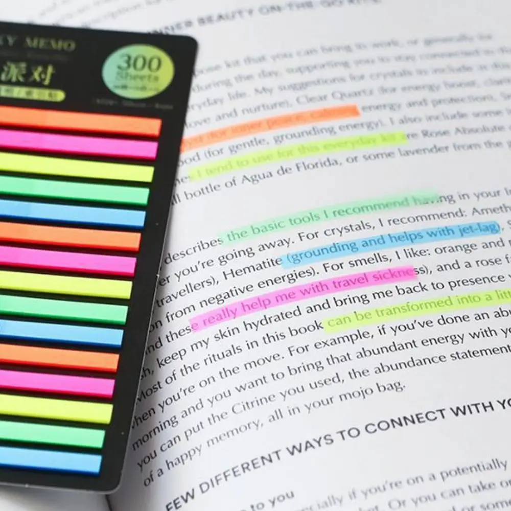 Stationery Sticky Notes for DIY Decoration and Office Bookmarking