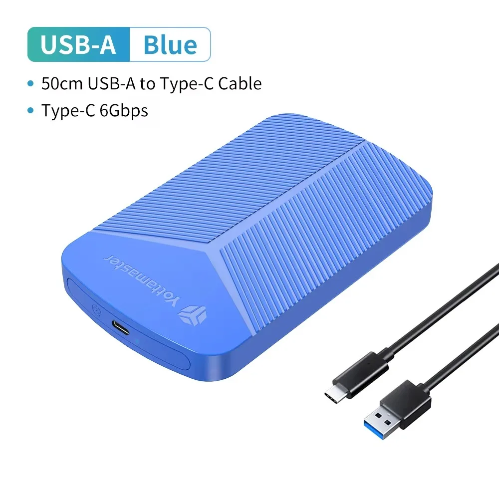 Sleek 2.5 SATA to USB 3.0 External Hard Drive Enclosure - 4TB Capacity