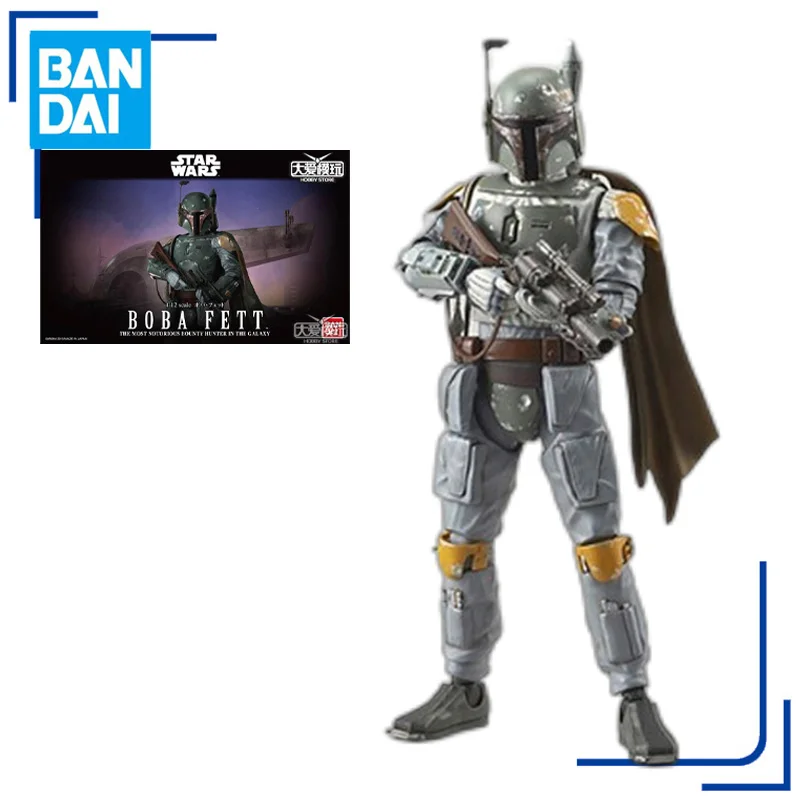 Фигурки героев аниме Bandai Оригинальные фигурки Звездных войн мандалор бобафит 1/12
